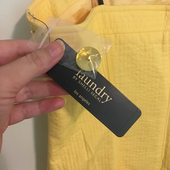 Laundry by Shelli Segal yellow strapless dress - Picture 6 of 8